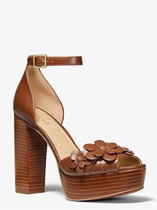MICHAEL Michael Kors Shoes - BNWOT MICHAEL Michael Kors Flora Appliqué Platform Sandal Heels